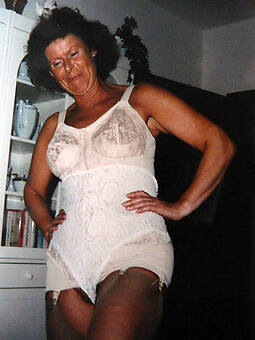 gorgeous old women in lingerie