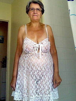 hotties grandma in lingerie photo