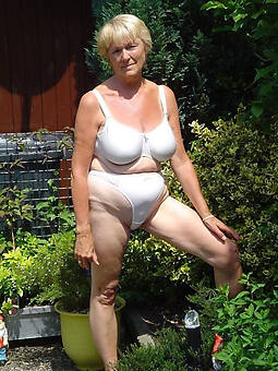 granny naked outdoors seduction
