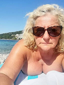 granny at beach public nude