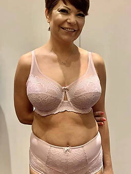 grandma in lingerie public nude