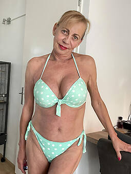 hot naked granny in bikini