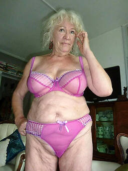 naughty nude granny lingerie pics